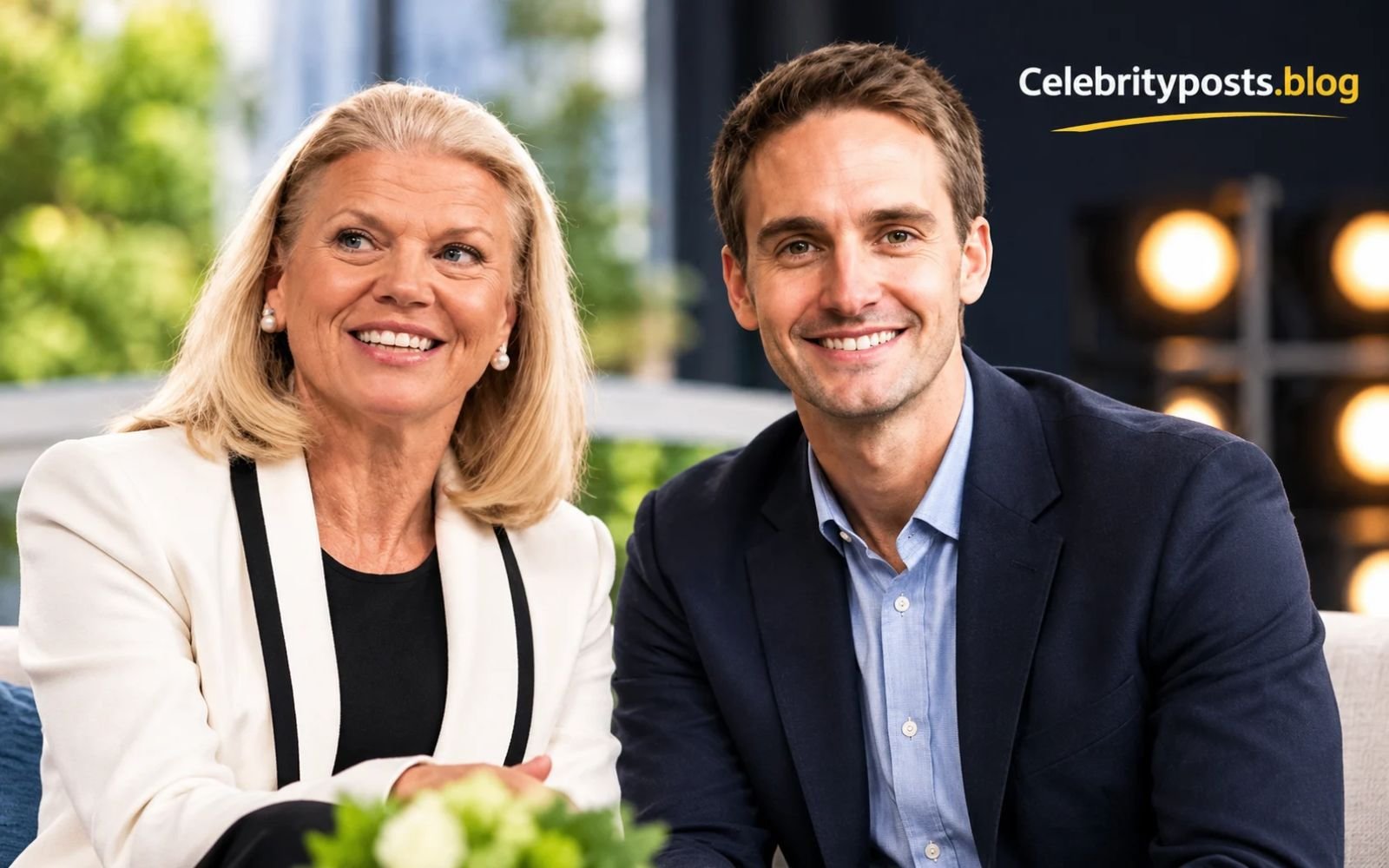 Ginni rometty and evan spiegel